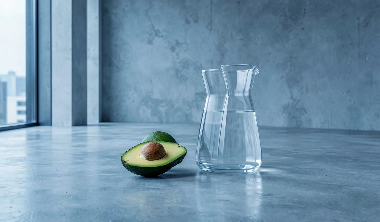 Clean architectural nutrition space